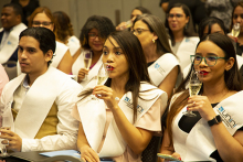 UNIB comemora com os alunos formados em ato de entrega de títulos na República Dominicana